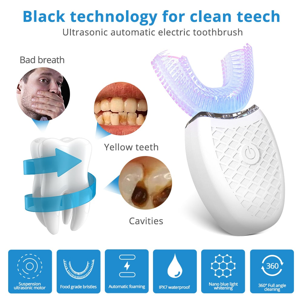 Automatic Sonic Electric Toothbrush U Type