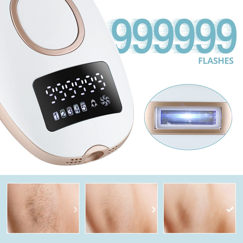 999999 Flashes Laser Epilator