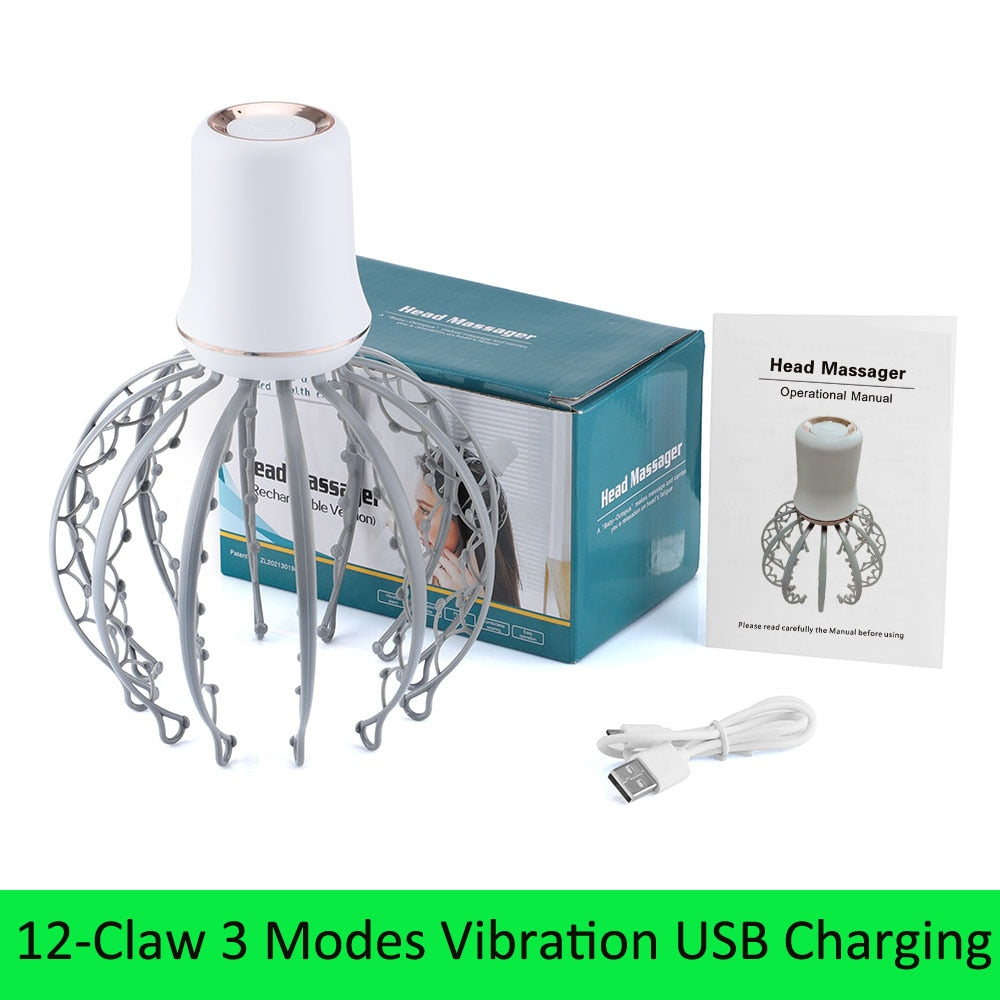Electric Octopus Claw Scalp Massager